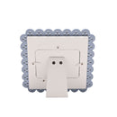 Petit Cheri Animals Blue Scallop Frame - 4 x 3"