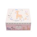Petit Cheri Baby Girl Giraffe Keepsake Box - 19cm x 19cm
