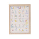 Petit Cheri Dinosaur Alphabet Framed Wooden Artwork