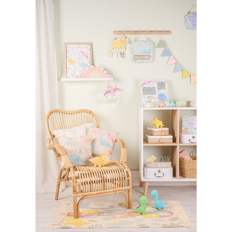 Petit Cheri Dinosaur Letters and Numbers Plaque