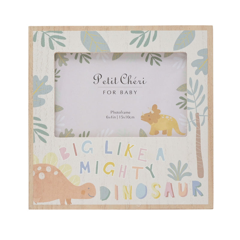Petit Cheri Mighty Dinosaur Photo Frame - 6" x 4"