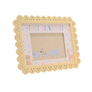 Petit Cheri 'First Grandchild' Yellow Safari Scallop Frame - 6" x 4"