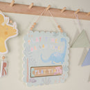 Petit Cheri 'Playtime' or 'Naptime' Dinosaur Hanging Plaque