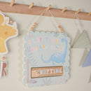 Petit Cheri 'Playtime' or 'Naptime' Dinosaur Hanging Plaque
