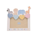 Petit Cheri 'Welcome to the World' Animal Data Wooden Frame - 6 x 4"