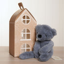 Pip The Long Leg Teddy Bear Softie - Blue Plush Toy in Optional Gift Box (30cm)