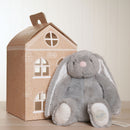 Ronald The Classical Bunny Softie - Grey Plush Toy in Optional Gift Box (30cm)