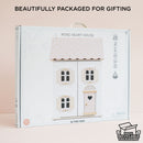 Roseheart Wooden Dolls House – Soft Pink Family Play House by Le Toy Van