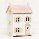 Roseheart Wooden Dolls House – Furnished Family Play House by Le Toy Van