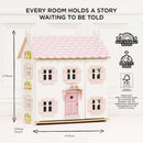 Sophie’s Wooden Dolls House – Three Storey Pastel Play House by Le Toy Van