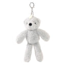 Ste The Bear Softie - Light Grey Plush Toy Keyring