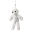 Ste The Bear Softie - Light Grey Plush Toy Keyring