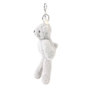Ste The Bear Softie - Light Grey Plush Toy Keyring