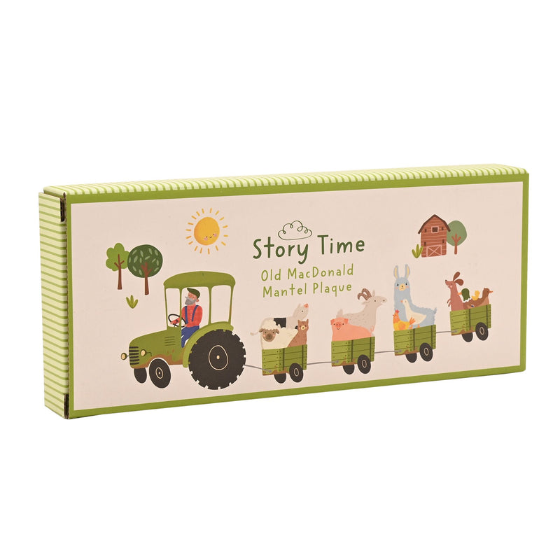 Story Time Farmyard Old MacDonald Mantel Plaque