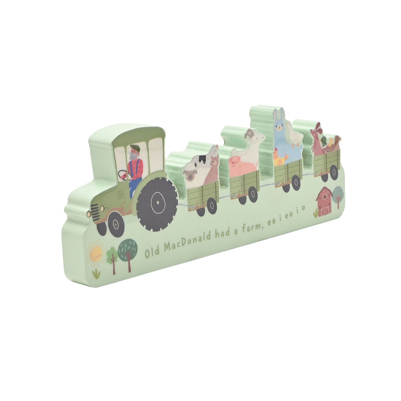 Story Time Farmyard Old MacDonald Mantel Plaque