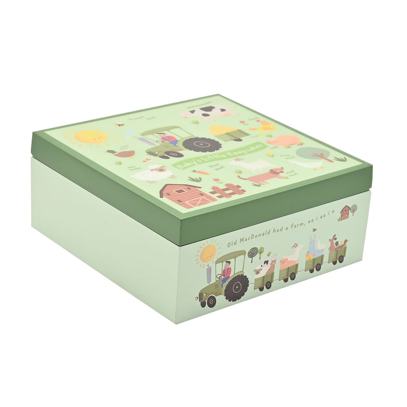 Story Time Farmyard Old MacDonald 'Baby's Little Keepsakes' Box