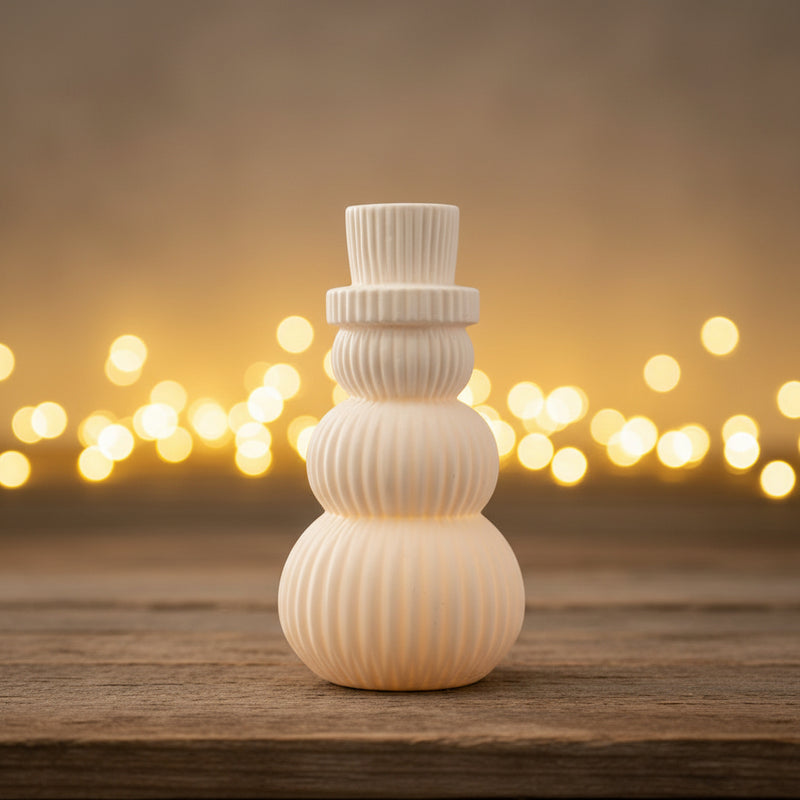 The Seasonal Gift Co. Ceramic LED Light Up Snowman - 20cm