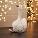 The Seasonal Gift Co. Plush White Star Goose Doorstop