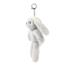 Theo The Bunny Softie - Grey Plush Toy Keyring