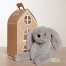 Theo The Long Leg Bunny Softie - Grey Plush Toy in Optional Gift Box (35cm)