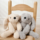 Theo The Long Leg Bunny Softie - Grey Plush Toy in Optional Gift Box (35cm)