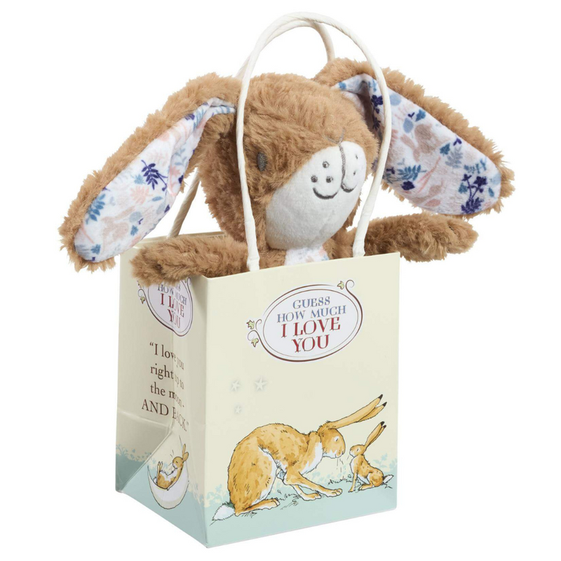 Tiny Guess How Much I Love You Hare Soft Toy in Gift Bag - 17cm