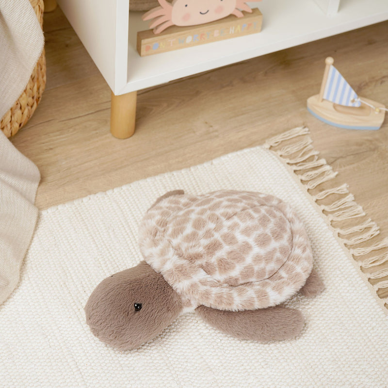 Toby The Turtle Softie - Brown Plush Toy in Optional House Gift Box (30cm)
