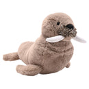 Walter The Walrus Softie With Glow-in-the-Dark Teeth - Brown Plush Toy in Optional Gift Box (30cm)