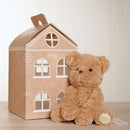 William The Sitting Teddy Bear Softie - Brown Plush Toy in Optional House Gift Box (22cm)