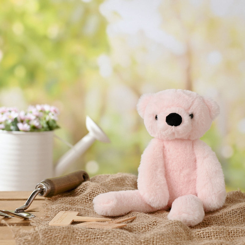 Willow The Long Leg Teddy Bear Softie - Light Pink Plush Toy in Gift Box (30cm)