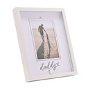 With Love 'Daddy' Heartlines White Photo Frame - 4" x 6"