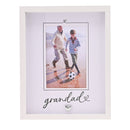 With Love 'Grandad' Heartlines White Photo Frame - 4" x 6"
