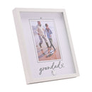 With Love 'Grandad' Heartlines White Photo Frame - 4" x 6"