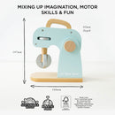 Wooden Bakers Mixer Set & Accessories – Interactive Pretend Baking Play Set by Le Toy Van