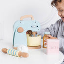 Wooden Bakers Mixer Set & Accessories – Interactive Pretend Baking Play Set by Le Toy Van