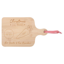 Wooden Christmas Eve Serving Board 'For Santa & His Reindeer'