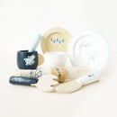 Wooden Cutlery & Dinner Set with Fabric Napkin – 10 Piece Pretend Play Dining Collection by Le Toy Van