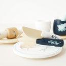 Wooden Cutlery & Dinner Set with Fabric Napkin – 10 Piece Pretend Play Dining Collection by Le Toy Van