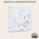 Wooden Dolls House Bedroom Furniture – Miniature Sleep & Dressing Set by Le Toy Van