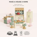 Wooden Dolls House Kitchen Furniture – 20 Piece Miniature Set by Le Toy Van