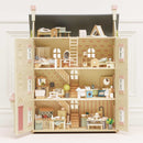 Wooden Dolls House Kitchen Furniture – 20 Piece Miniature Set by Le Toy Van