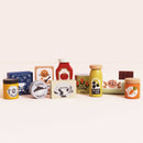 Wooden Groceries Set & Scanner – 13 Piece Role Play Food Set by Le Toy Van