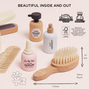 Wooden Hair Care & Straighteners Set with Pretend Salon Accessories – 8 Piece Beauty Play Collection by Le Toy Van