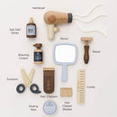 Wooden Hairdresser & Barber Kit – 12 Piece Pretend Play Set by Le Toy Van