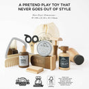 Wooden Hairdresser & Barber Kit – 12 Piece Pretend Play Set by Le Toy Van