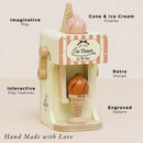 Wooden Ice Cream Machine & Cones Play Set – Pretend Play Dessert Station by Le Toy Van