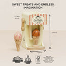 Wooden Ice Cream Machine & Cones Play Set – Pretend Play Dessert Station by Le Toy Van