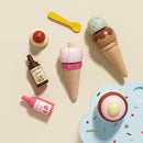 Wooden Ice Cream Stand with Toppings – Pretend Gelato Play Set by Le Toy Van