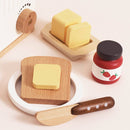 Wooden Pop-Up Toaster & Breakfast Set with Accessories – 12 Piece Pretend Play Kitchen Toy by Le Toy Van