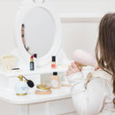 Wooden Star Beauty Bag Vanity Set with Mirror, Hairdryer & Accessories – Pretend Play Role Play Kit by Le Toy Van